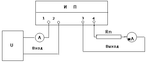 Схема поверки ИП